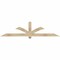 Ekena Millwork Redmond Rough Sawn Timber Gable Bracket, Douglas Fir, 84"W x 21"H x 4"D x 4"F, 6/12 Pitch GBW084X21X0404RED00RDF - alternate 1